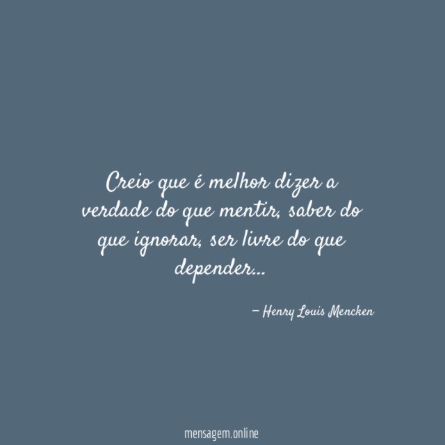 Melhor…