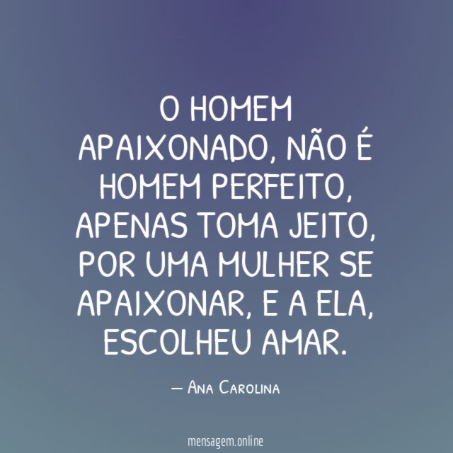 Homem apaixonado