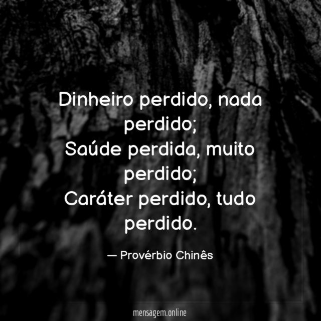 Dinheiro perdido