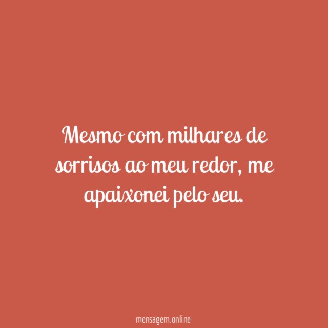 Mesmo com milhares de sorrisos ao meu redor