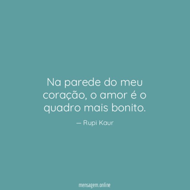 Na parede do meu coração