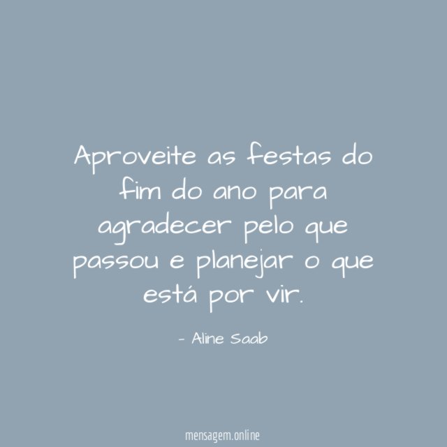 Aproveite as festas do fim do ano para