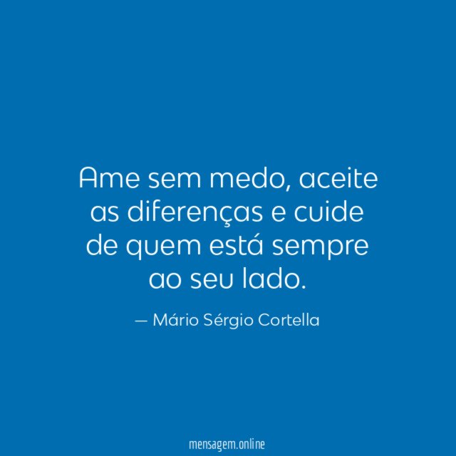 Ame sem medo