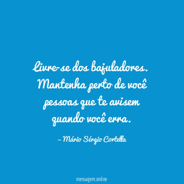 Livre-se dos bajuladores