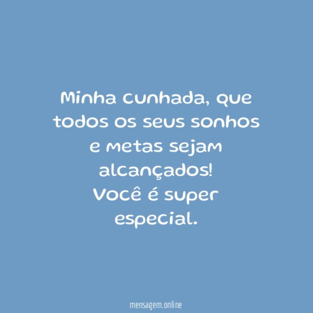 Minha cunhada