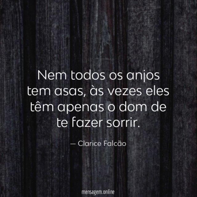 Nem todos os anjos tem asas