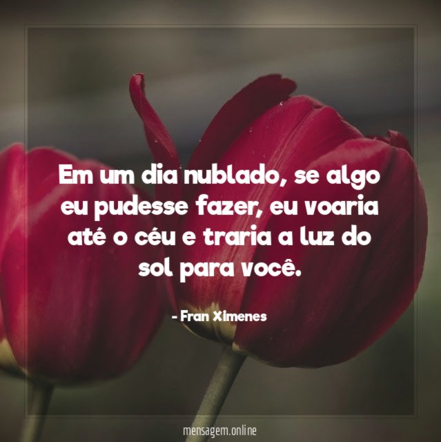 Em um dia nublado