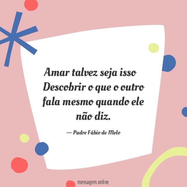 Amar talvez seja isso