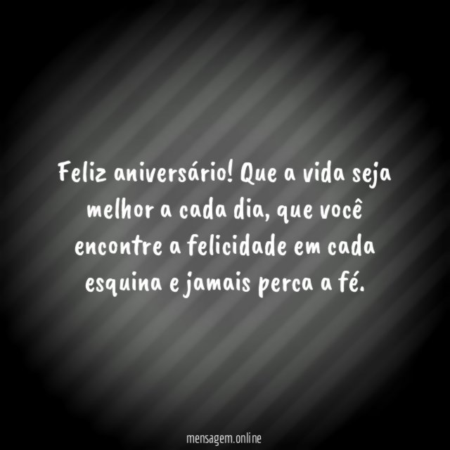Feliz aniversário