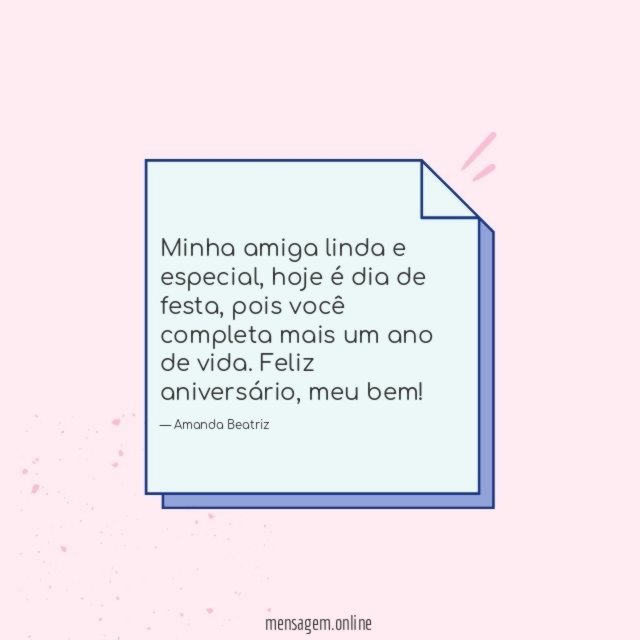 Minha amiga linda e especial