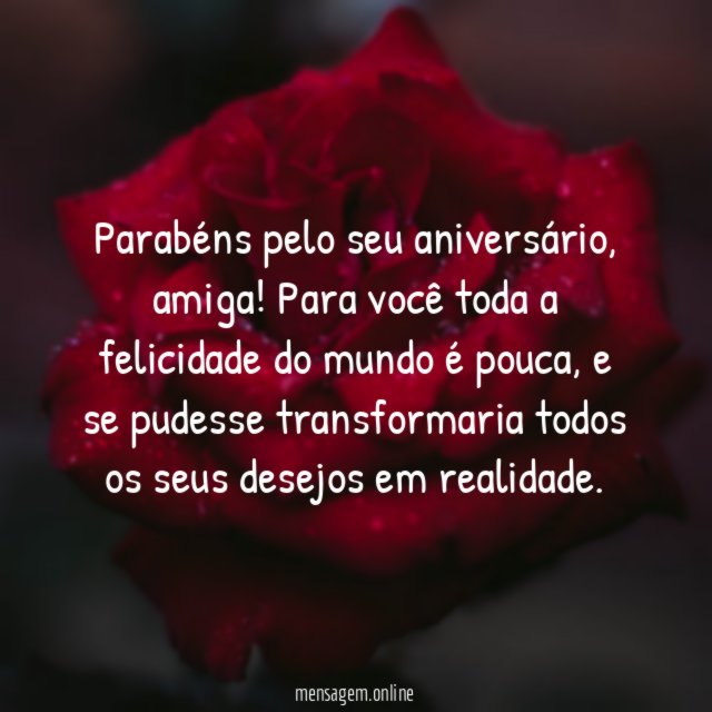 Parabéns pelo seu aniversário