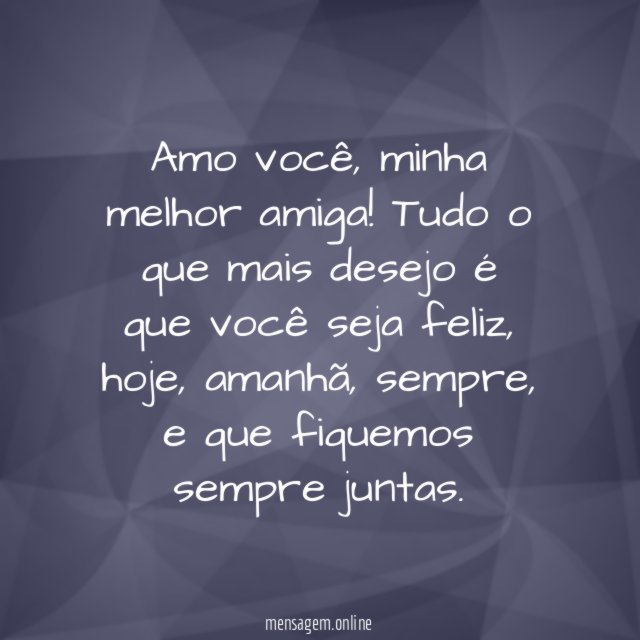 Amo você