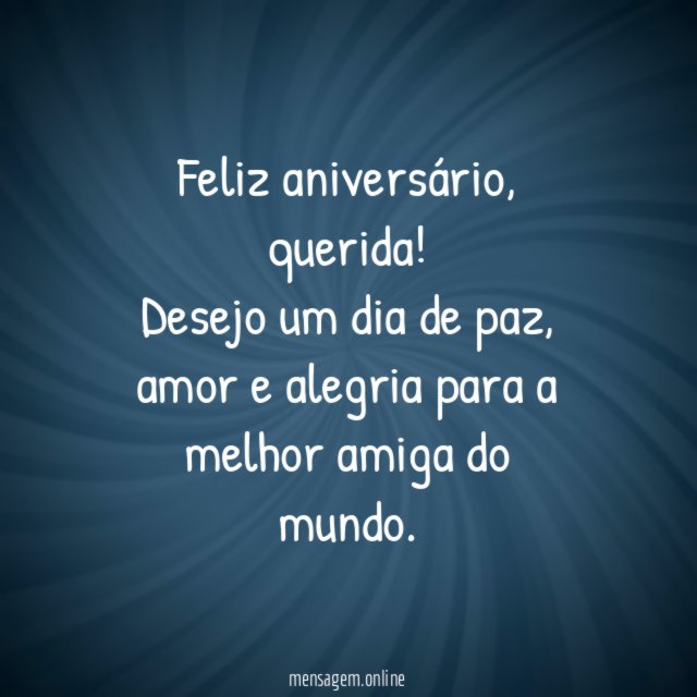 Feliz aniversário
