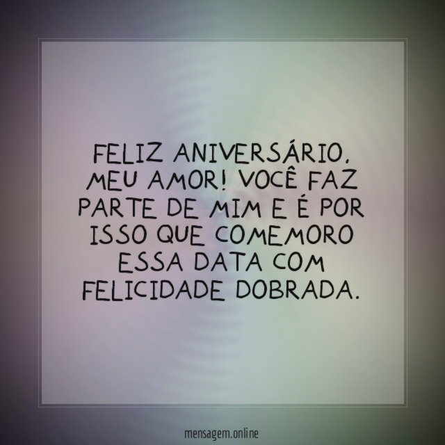 Feliz aniversário