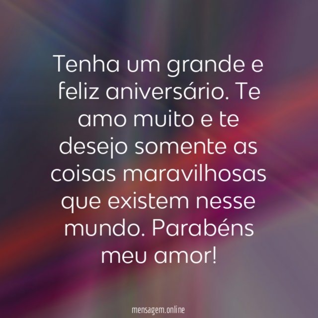 Tenha um grande e feliz aniversário