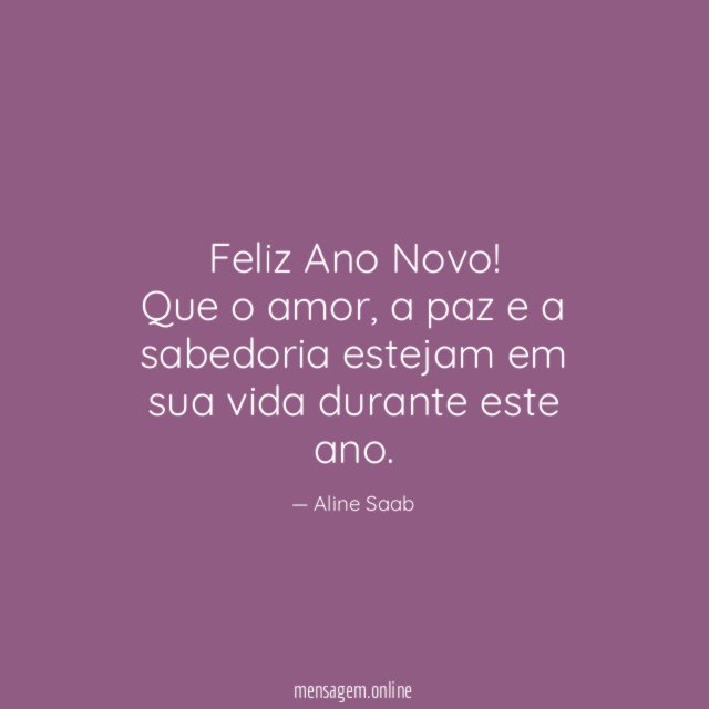 Feliz Ano Novo