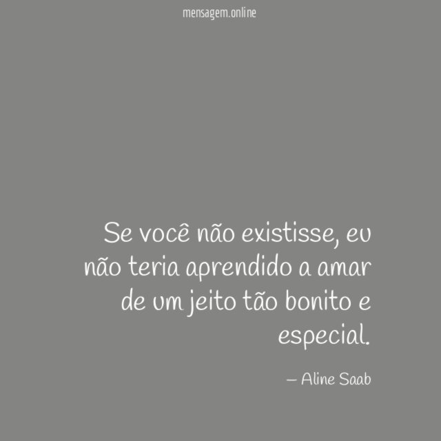 Se você não existisse