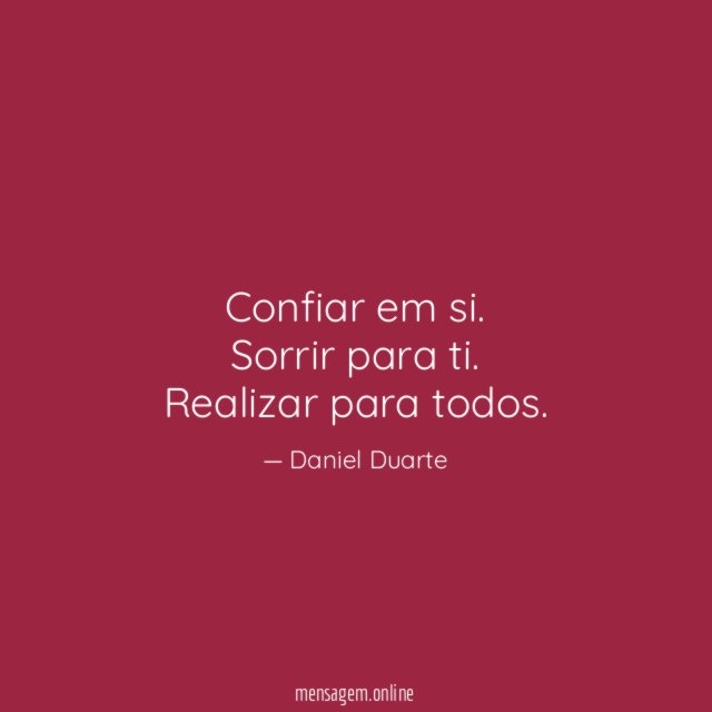 Confiar em si