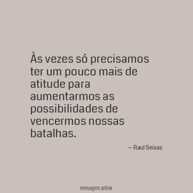 Às vezes só precisamos ter um pouco mais