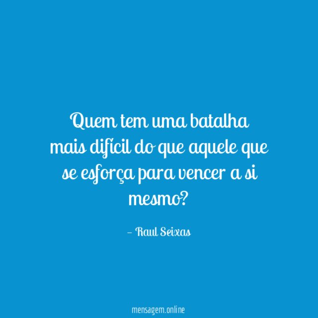 Quem tem uma batalha mais difícil do que
