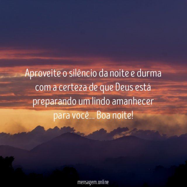 Aproveite o silêncio da noite e durma com