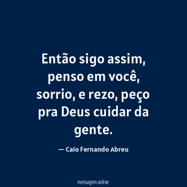 Então sigo assim