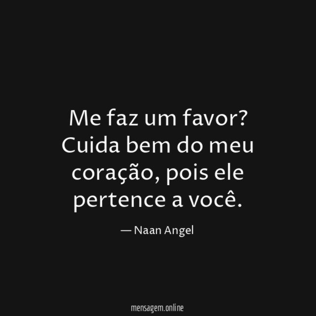 Me faz um favor