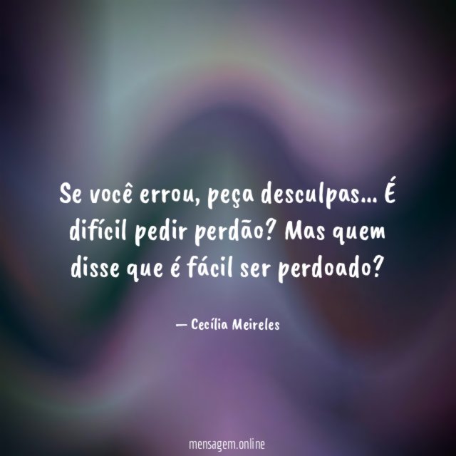 Se você errou