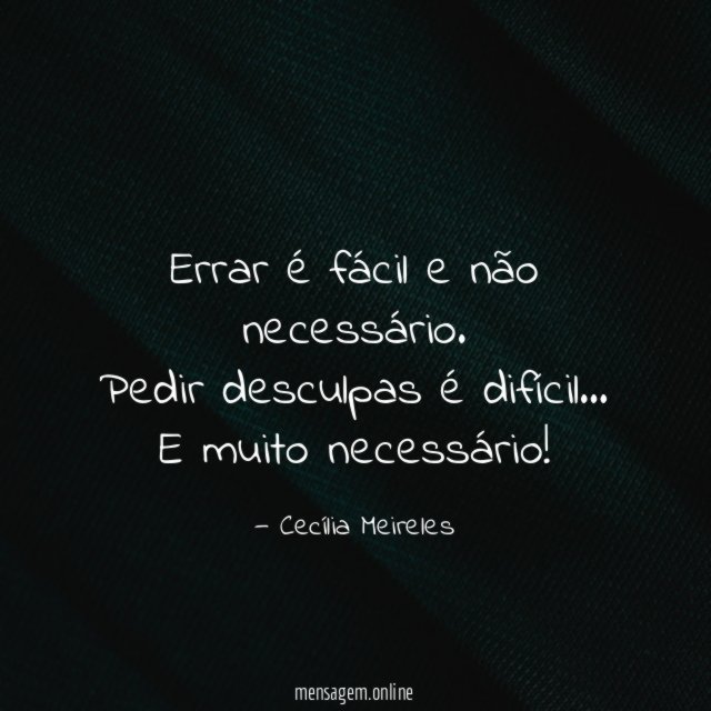 Errar é fácil e não necessário