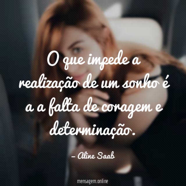 O que impede a realização de um sonho