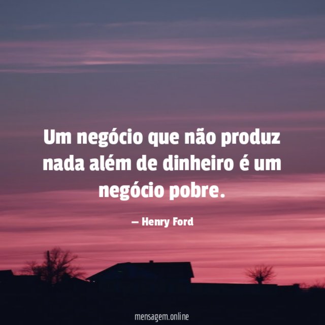 Um negócio que não produz nada além de