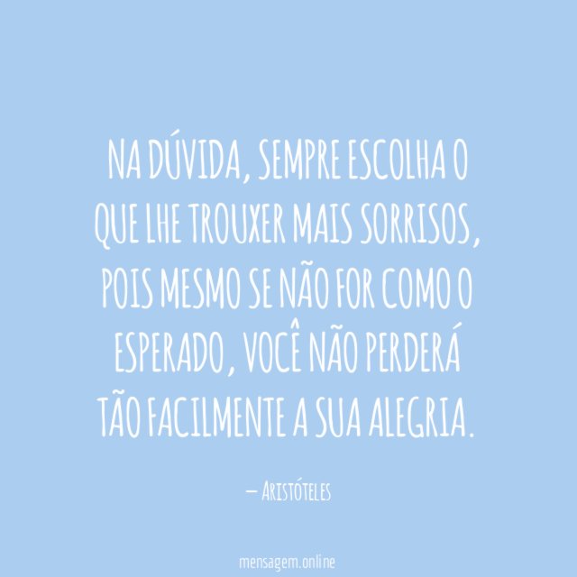 Na dúvida