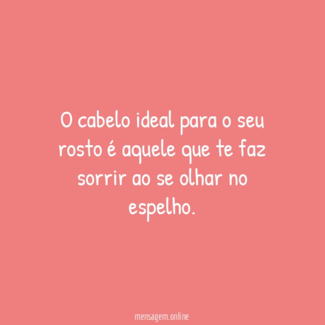O cabelo ideal para o seu rosto é