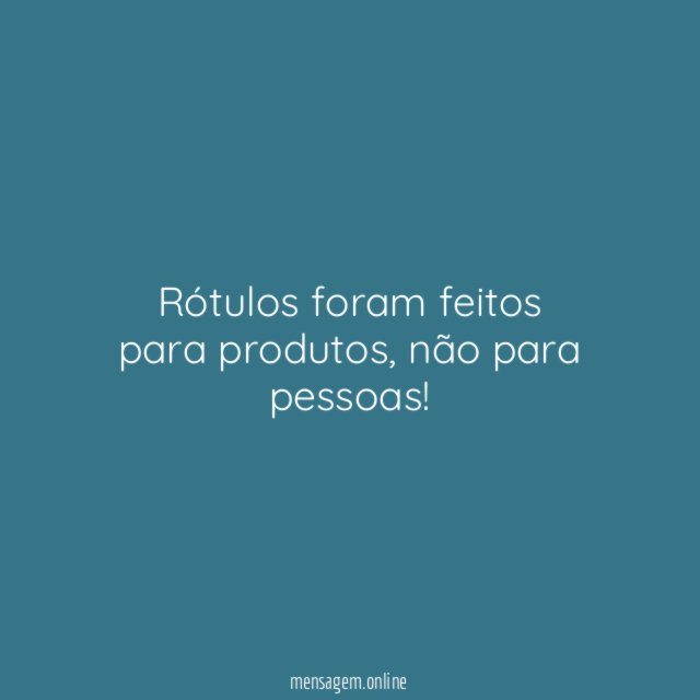 Rótulos foram feitos para produtos