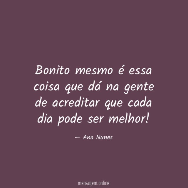 Bonito mesmo é essa coisa que dá na