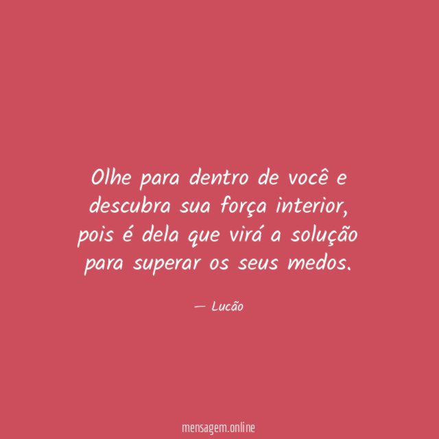 Olhe para dentro de você e descubra sua força interior