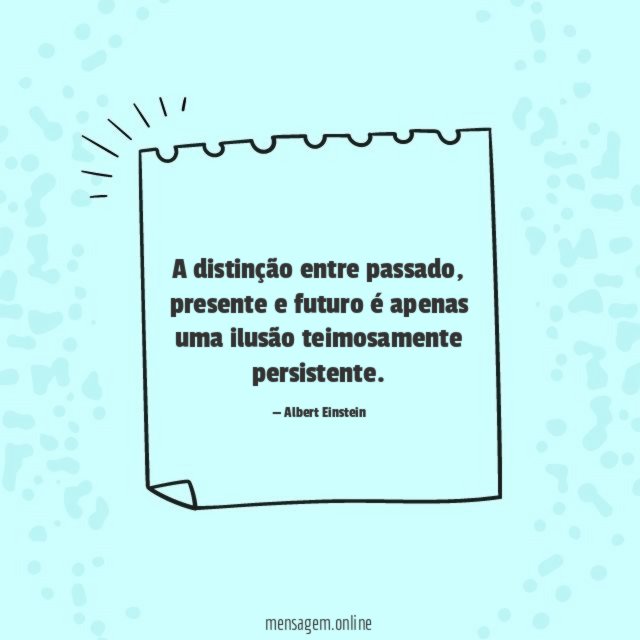 A distinção entre passado