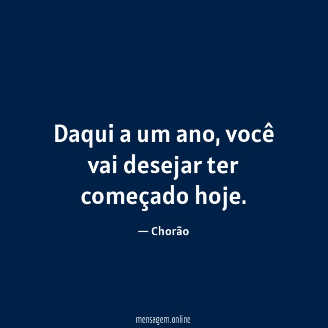 Daqui a um ano