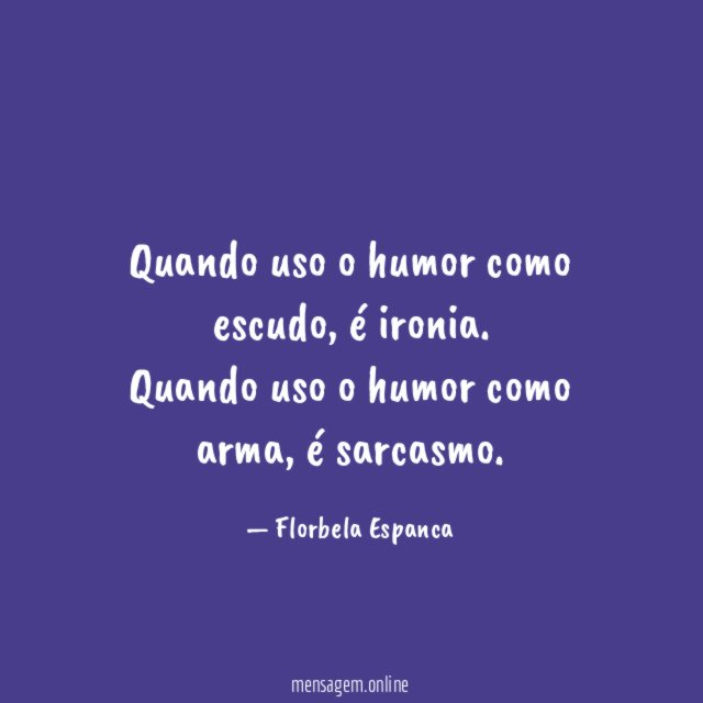 Quando uso o humor como escudo