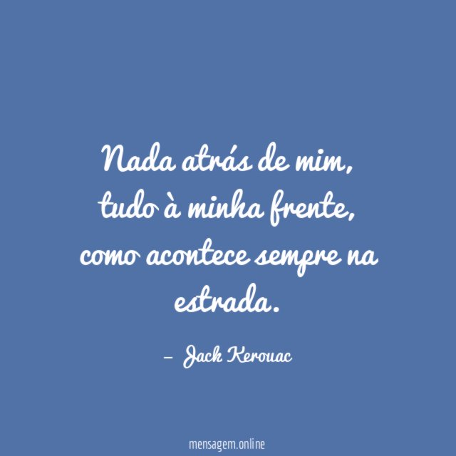 Nada atrás de mim