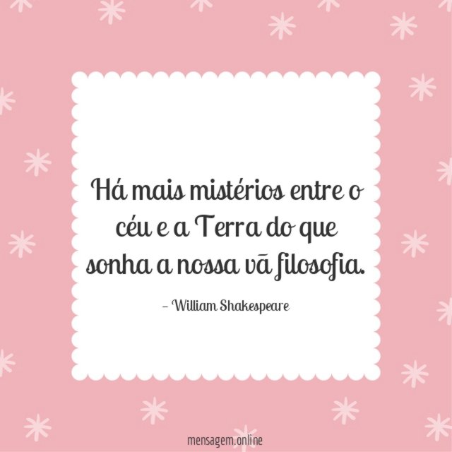 Há mais mistérios entre o céu e a