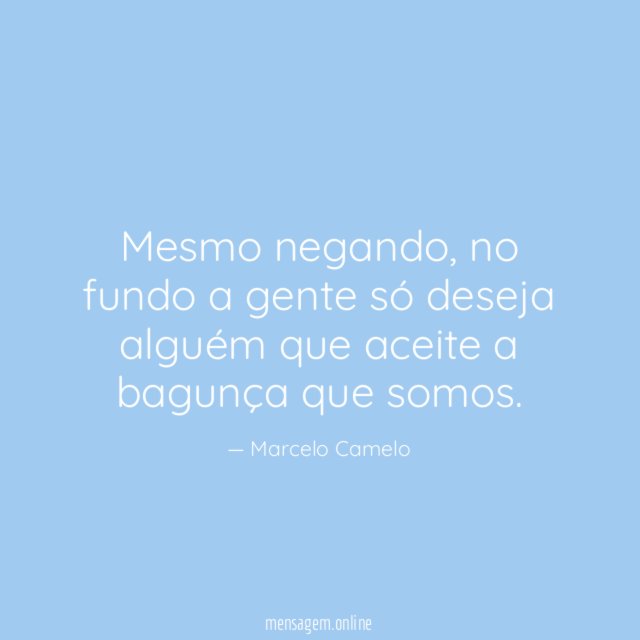 Mesmo negando