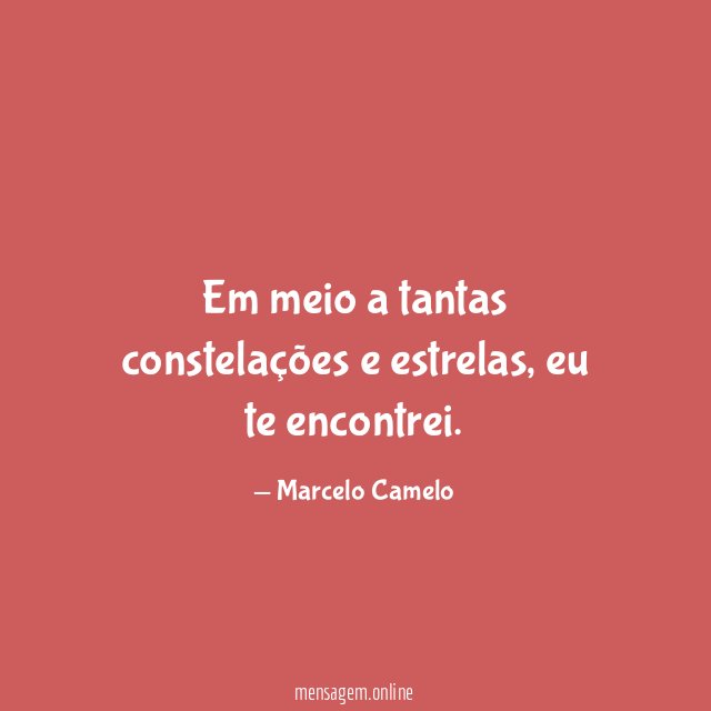 Em meio a tantas constelações e estrelas