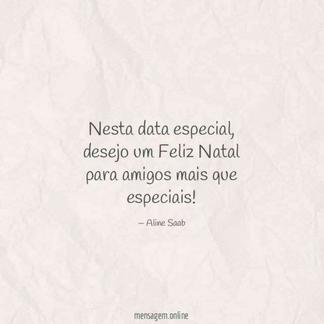 Nesta data especial