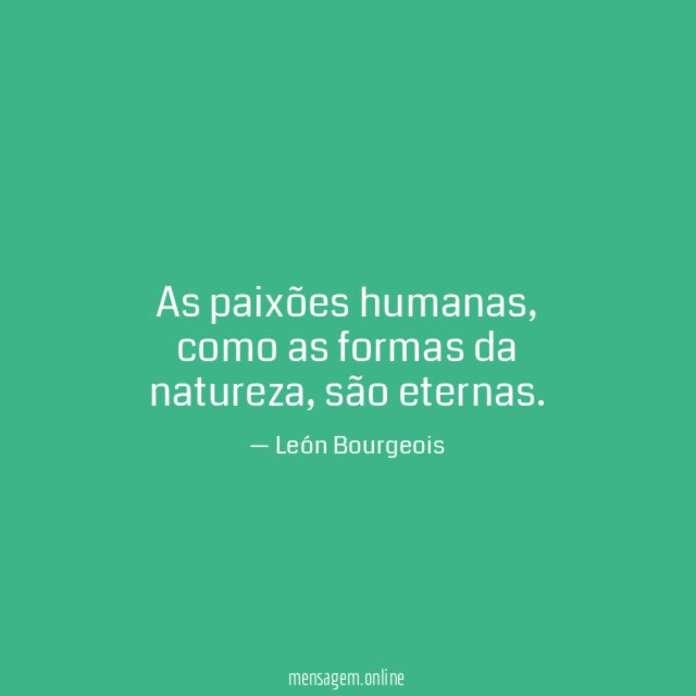 As paixões humanas