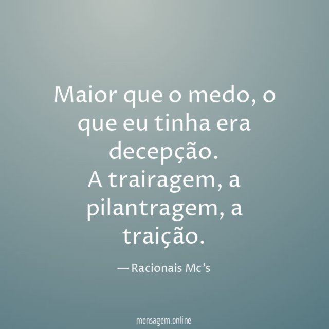 Maior que o medo