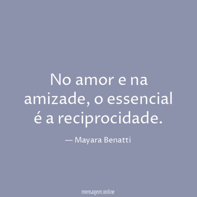 No amor e na amizade