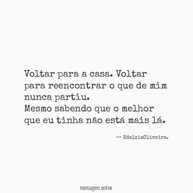 Voltar para a casa