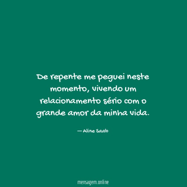 De repente me peguei neste momento