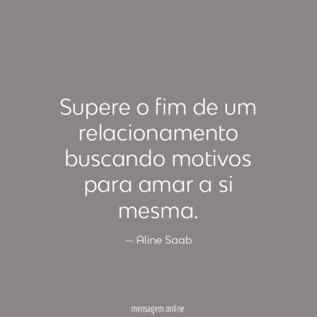 Supere o fim de um relacionamento buscando motivos